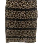 Gianni Bini Sheer Body Con Dress Low Back Photo 3