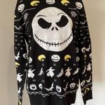 Disney Nightmare Before Christmas Tim Burton Jack Skellington Crewneck sweater size M Photo 0