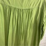 Young Fabulous and Broke YFB linen blend shirt dress lime green size XS chic Photo 3