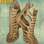 Glaze  brand strappy heels! Very nice Nwot Photo 0