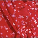 Diane Von Furstenberg  New Irina Wrap Dress Floret Poinsettia Size Medium DVF Photo 2