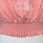 Altar'd State Peach Old Rose Tassel Tie Boho Top Sz M - NWT Photo 4