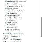 Marilyn Monroe  239 prescription glasses tortoise shell Photo 6