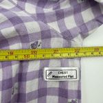 Vintage Flannel Nightgown by Saybury Purple Check Size L Photo 3