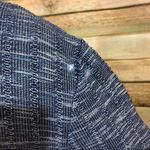 Topshop  Long Sleeve Overlay Dress - Blue - US 6 Photo 5