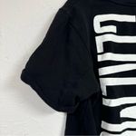 Opening Ceremony  Black & White Graphic Print Short Sleeve Sweatshirt Womens S Photo 9