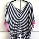 Ella Moss  Drawstring Multi-Striped Top Photo 3