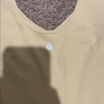 Lululemon  Athletica White V-Neck Short Sleeve Tee Photo 1