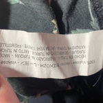 ZARA  Women Top S Navy Floral Popover Whimsigoth Cottagecore Gardencore Travel‎ Photo 9