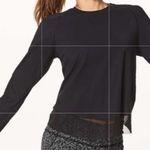 Lululemon RARE Quick Pace Black Long Sleeve Top Photo 4