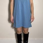 Gap  Blue 100% Cotton Shirt Dress Size M NWT Photo 0