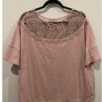 Anthropologie LISTICLE Oversized Pinko Short Sleeve Top Photo 3