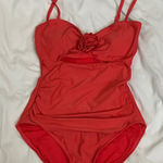 Kate Spade : Coral One Piece- peek-a-boo stomach- L Photo 0