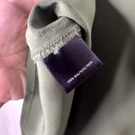 Ann Taylor  Short Flutter Sleeves Pleated Silk Blouse Green Small Workwear Office Photo 7