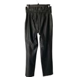 Brochu Walker  Black Juniper Stretch Crop Pants faux Leather size small Photo 6