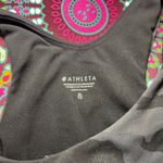 Athleta  A-C Conscious Camo High Neck Cropped Workout Tank Top Built in Bra SZ XL Photo 6