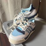 Adidas NWT  originals rivalry 86 low cloud white/clear blue/shadow navy Photo 5