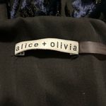 Alice + Olivia Slip Dress Fierra Y Back
Velvet Black Blue Floral Shimmering Mini Photo 5
