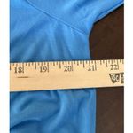 Soft Surroundings  Womens XL Blue Knit Tunic Top Long Button Sleeve Preppy Beach Photo 5