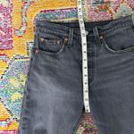 Levi's Levi’s straight leg gray denim jeans. Button fly and distressed knee Photo 8