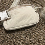 Lululemon  Belt Bag 1L Wordmark Color White Opal/Raw Linen/White Photo 4