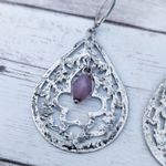 Large Dangle Earrings Pierced Ears Photo 5