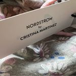 Nordstrom Cristina Martinez Gender Inclusive Gray Floral Graphic Fleece Hoodie Photo 6