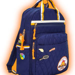 Her Universe Studio Ghibli Howl's Moving Castle Calcifer Quilted Backpack Photo 0