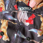 Chuck Original Bucket Hat Cats In Boots Reversible Pink‎ Polka Dot OSFM Black Photo 3