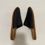 Sorel Ella Black Leather Mules Slip On Shoes Size 9 Photo 3