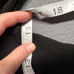 Old Navy  Plush Tee Womens Large Long Sleeve Plush Ribbed Tee Black Pullover Y2K Photo 6