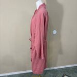 Threads By Bed Threads Robe OS Mauve Pink 100 Linen Belted Kimono Pockets Comfy Size undefined Photo 4