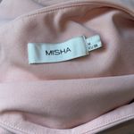 NWOT Misha Collection Alaska One Shoulder Cocktail Midi Dress sz M Orange Size M Photo 3