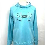 Under Armour UA Big Logo Turquoise Pullover
Hoodie Size M Photo 3