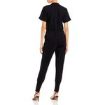 Anthropologie SUNDAYS Tess Stand Collar Jumpsuit Size Small Black  Casual Lounge Photo 1