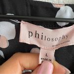 Philosophy V Neck Dotted Pink White V Neck Business Casual Office Work Large Photo 1