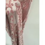Roberta Vintage Pink Floral Paisley Velour V Photo 8