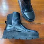 Puma β¨ X Fenty β¨ Black Chelsea Sneaker Lugg Boot in Triple Black ~ Size 8 π Photo 6