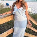 Steve Madden  Blue Ruffle Dress Photo 1