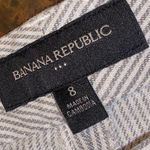 Banana Republic Linen Blend Striped Shorts with Front Built-in Belt - si… Photo 2