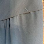 Bill Levkoff womens lace bodice chiffon skirt formal event dress gray 10 Photo 3