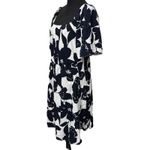NWT 10/M BloomChic Ditsy Floral Pocket Square Neck‎ Shirred Ruffle Dress Photo 5