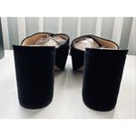 Sam Edelman  Jayne Women’s Black Suede Leather Block Heel Sandals Size 9.5 Photo 2