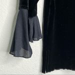 Vintage Black Velvet‎ Long Skirt Set Black Size undefined Photo 5