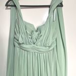 Birdy Grey Chicky Convertible Chiffon Maxi Bridesmaid Dress in Sage Green M Photo 4
