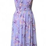 Grace Karin Karin Grace Lavender Floral Maxi Dress Photo 0