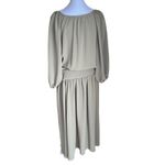 Zimmermann  - Boat Neck Midi Dress Khaki Dresses Sz 2 (US 8) Photo 3