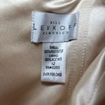 Bill Levkoff Cream Brown Halter Dress Bridesmaid Gala Cocktail Formal 12 Photo 3