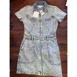 Pistola  Brix Aviator Cotton Mini Dress Sz Medium NWT $208 MSRP Photo 2