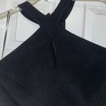 Adelyn Rae Halter Sheath Black Dress Photo 5